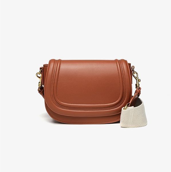 Жіноча сумка кросбоді коричнева з екошкіри Zara 6055 фото