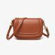 Жіноча сумка кросбоді коричнева з екошкіри Zara 6055 фото 3