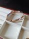 Браслет жіночий із медичної сталі рожеве золото з гвинтами Cartier 7000 фото 7